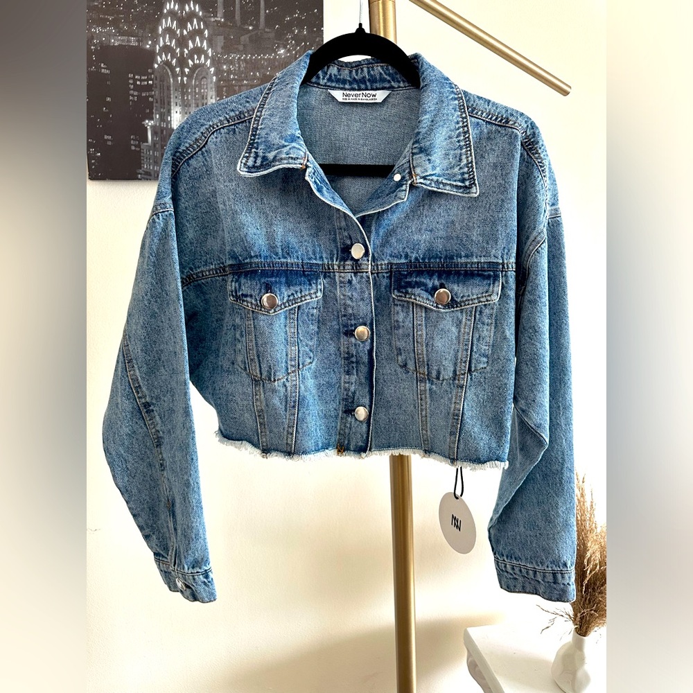 Crop top Jean jacket
